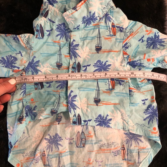 Pet posse button up puppy top. Size medium . - Picture 4 of 5